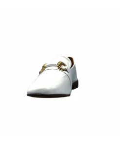 355-ivoire Ivoire 35.48.709 Cuir Blanc*Femme Mocassins