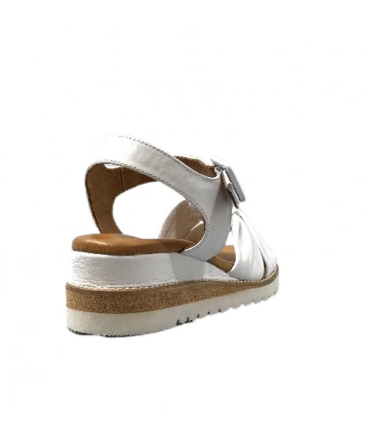 erdo Ivoire 1613.0092 Cuir Blanc*Femme Sandales