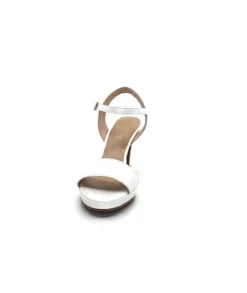 Ivoire0469 Ivoire 2674 Cuir Blanc*Femme Sandales