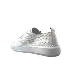 s and m / shoes market Ivoire 382.510 Cuir Blanc*Femme Baskets