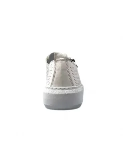 s and m / shoes market Ivoire 382.510 Cuir Blanc*Femme Baskets
