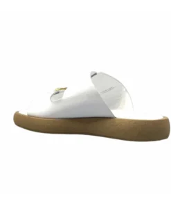 top tris srl Ivoire 8022-02 Cuir Blanc*Femme Mules