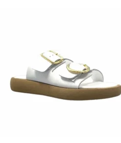 top tris srl Ivoire 8022-02 Cuir Blanc*Femme Mules