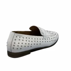 Ivoire0401a Ivoire 500.1000 Cuir Blanc*Femme Mocassins