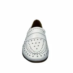 Ivoire0401a Ivoire 500.1000 Cuir Blanc*Femme Mocassins