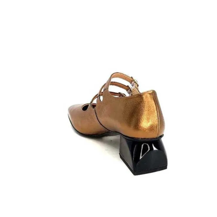 Dansi Ivoire 5981 Cuir Bronze*Femme Ballerines