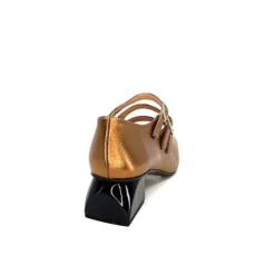 Dansi Ivoire 5981 Cuir Bronze*Femme Ballerines