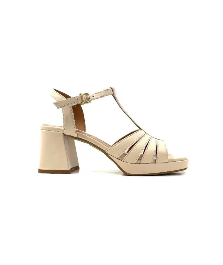 Ivoire0330 Ivoire 802 Cuir Creme*Femme Sandales