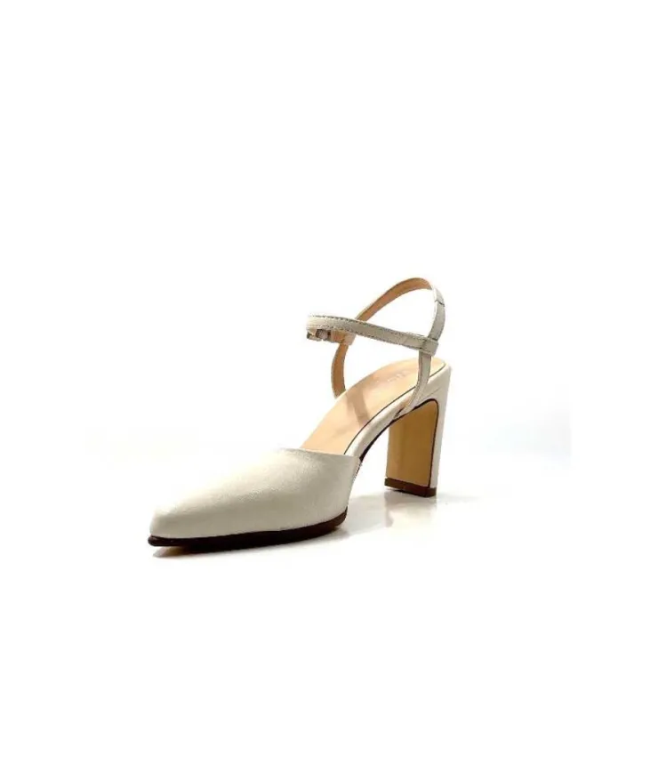 Ivoire0104a Ivoire 51190 Cuir Creme*Femme Escarpins