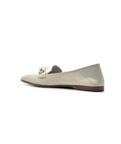 gloria Ivoire 97576 Cuir Creme*Femme Mocassins