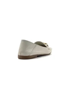 gloria Ivoire 97576 Cuir Creme*Femme Mocassins