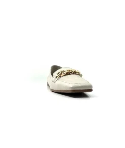 gloria Ivoire 97576 Cuir Creme*Femme Mocassins