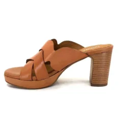 Ivoire0399a Ivoire 6080 Cuir Cuoio*Femme Mules