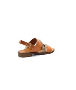 Ivoire0203a Ivoire 1078 Cuir Cuoio*Femme Sandales
