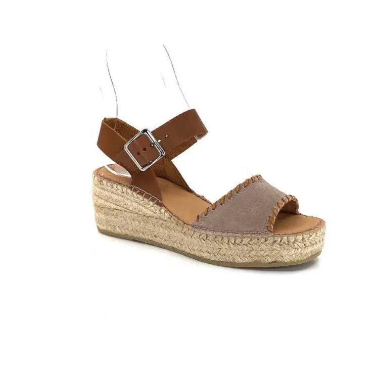 Ivoire0586a Ivoire 683805 Cuir Daim Beige*Femme Plateformes
