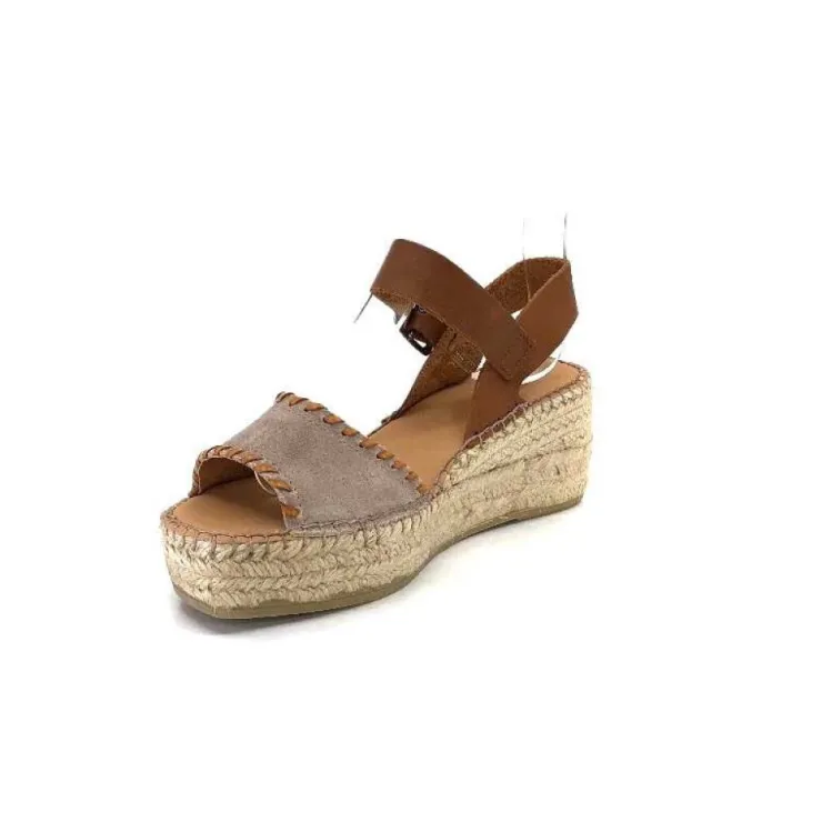 Ivoire0586a Ivoire 683805 Cuir Daim Beige*Femme Plateformes