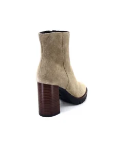 Ivoire0104a Ivoire 50183 Cuir Daim Sand*Femme Bottines