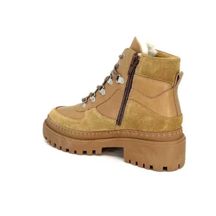 Ivoire0209b Ivoire 12301 Cuir Daim Taupe*Femme Fourrées