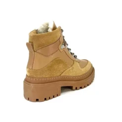 Ivoire0209b Ivoire 12301 Cuir Daim Taupe*Femme Fourrées