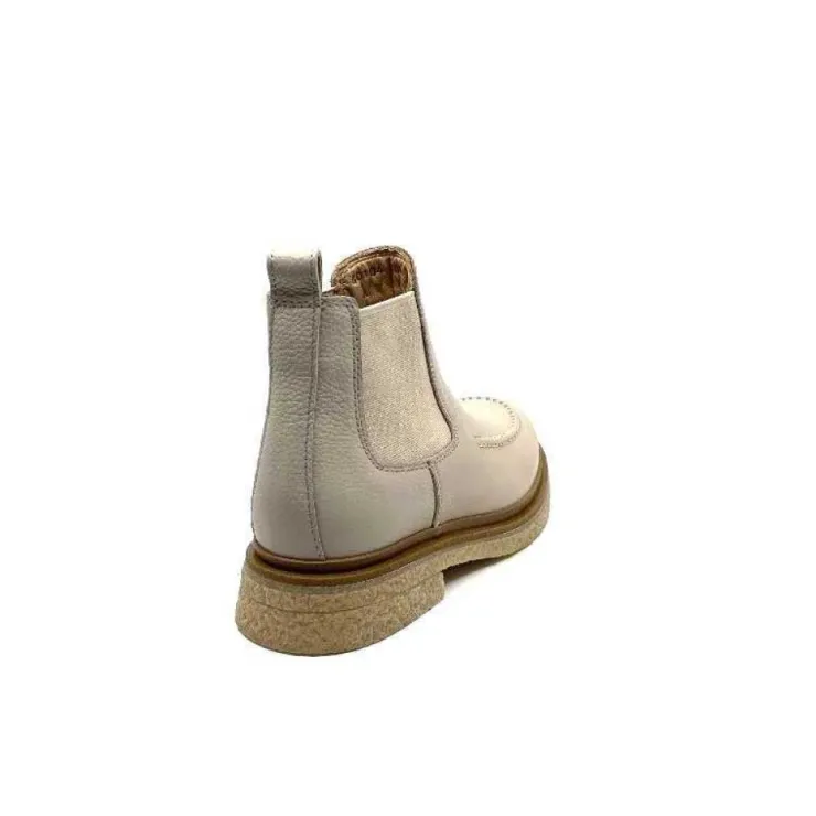 bline Ivoire 3-40104 Cuir Dark Beige*Femme Bottines