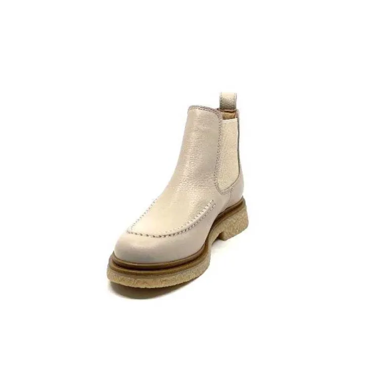 bline Ivoire 3-40104 Cuir Dark Beige*Femme Bottines