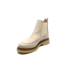 bline Ivoire 3-40104 Cuir Dark Beige*Femme Bottines