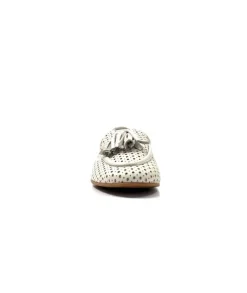 gloria Ivoire 2002 Cuir Egret*Femme Mocassins