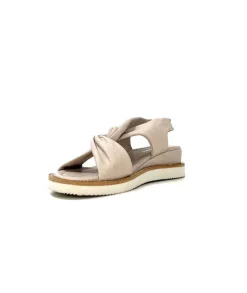 Ivoire-354 Ivoire 107614 Cuir Gris*Femme Plateformes