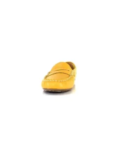 Ivoire0209b Ivoire 10322 Cuir Jaune*Femme Mocassins