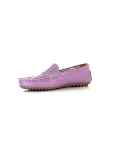 Ivoire0209b Ivoire 10322 Cuir Lilas*Femme Mocassins