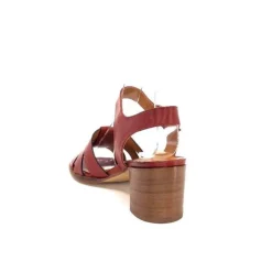 Ivoire0331 Ivoire 1112 Cuir Marron*Femme Sandales