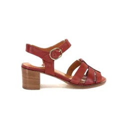 Ivoire0331 Ivoire 1112 Cuir Marron*Femme Sandales