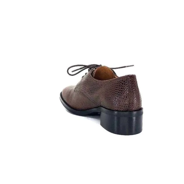 Ivoire0209b Ivoire 11441 Cuir Marron*Femme Lacets