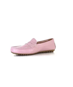 Ivoire0209b Ivoire 10322 Cuir Mauve*Femme Mocassins