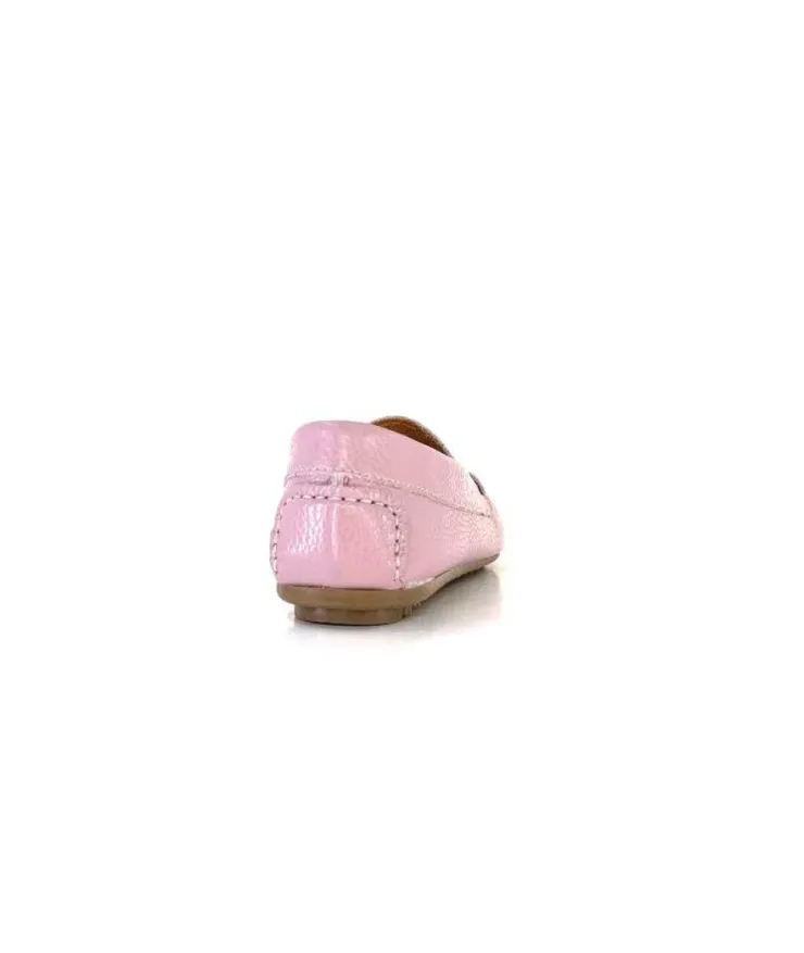 Ivoire0209b Ivoire 10322 Cuir Mauve*Femme Mocassins
