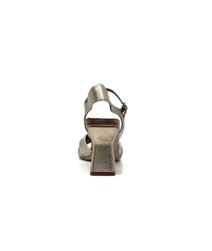 plumers Ivoire 3716 Cuir Metal Bronze*Femme Sandales