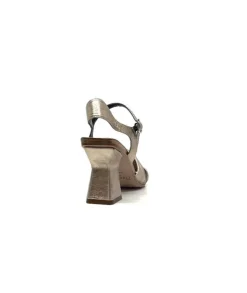 plumers Ivoire 3716 Cuir Metal Bronze*Femme Sandales