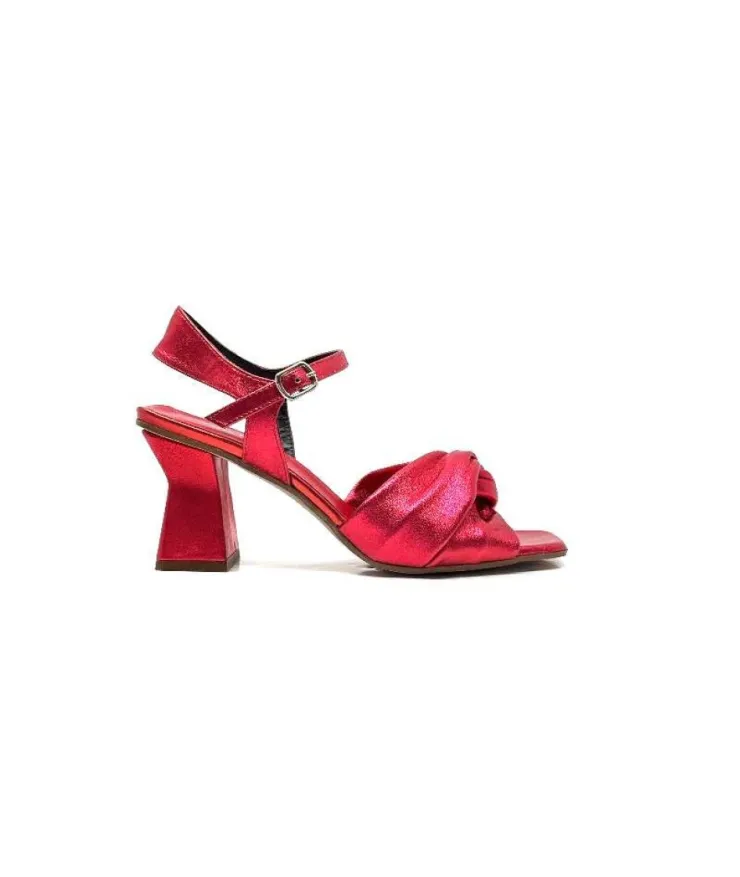 plumers Ivoire 3716 Cuir Metal Rouge*Femme Sandales