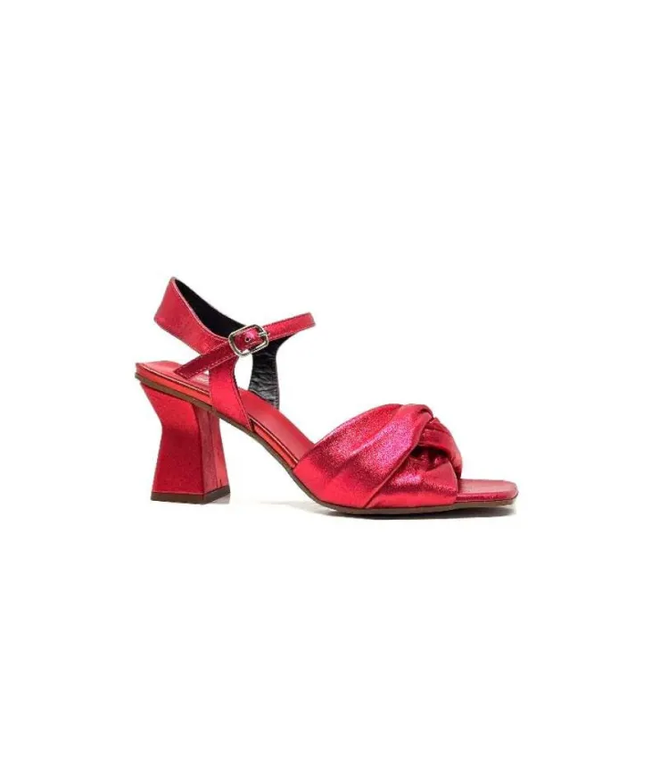 plumers Ivoire 3716 Cuir Metal Rouge*Femme Sandales