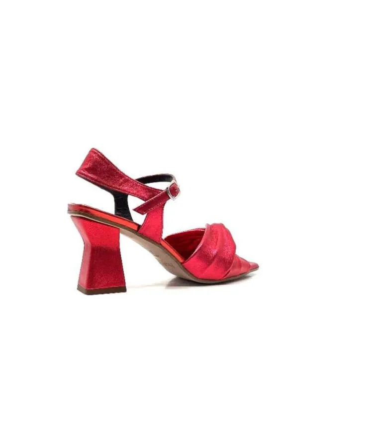 plumers Ivoire 3716 Cuir Metal Rouge*Femme Sandales