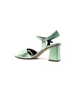 plumers Ivoire 3711 Cuir Metal Vert*Femme Sandales