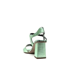 plumers Ivoire 3711 Cuir Metal Vert*Femme Sandales