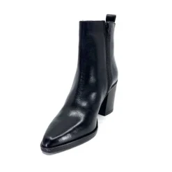 Ivoire0104a Ivoire 52145 Cuir Noir*Femme Santiags