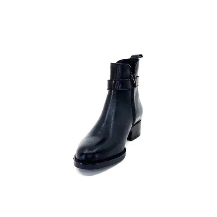 We Do Ivoire 99766 Cuir Noir*Femme Bottines