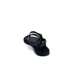Ivoire0401a Ivoire 500.4301 Cuir Noir*Femme Sandales