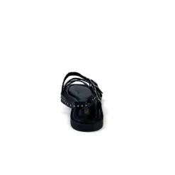 Ivoire0401a Ivoire 500.4301 Cuir Noir*Femme Sandales