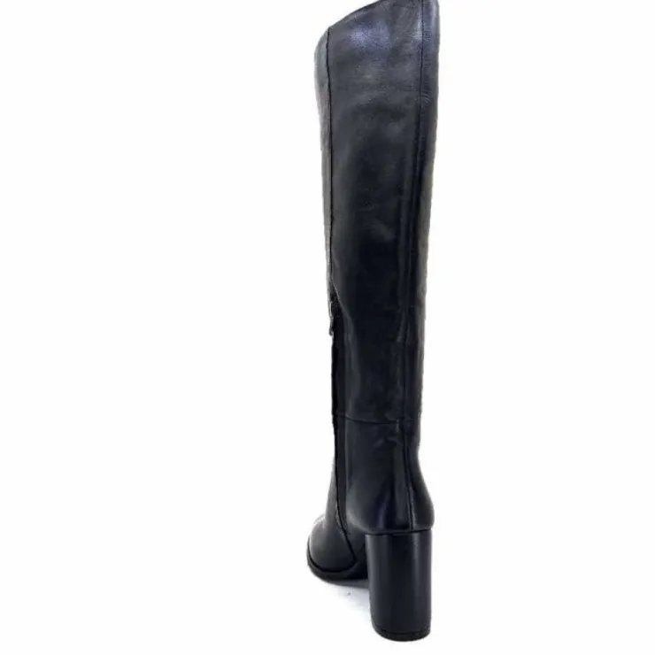 Ivoire0104a Ivoire 52108 Cuir Noir*Femme Bottes