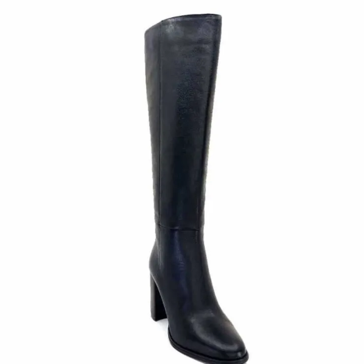 Ivoire0104a Ivoire 52108 Cuir Noir*Femme Bottes