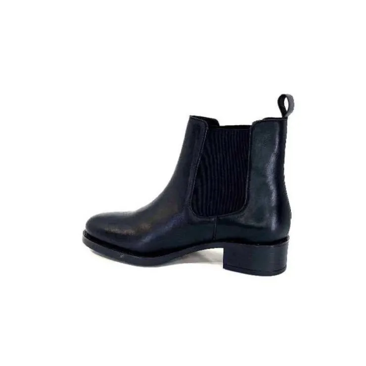 We Do Ivoire 99763 Cuir Noir*Femme Bottines