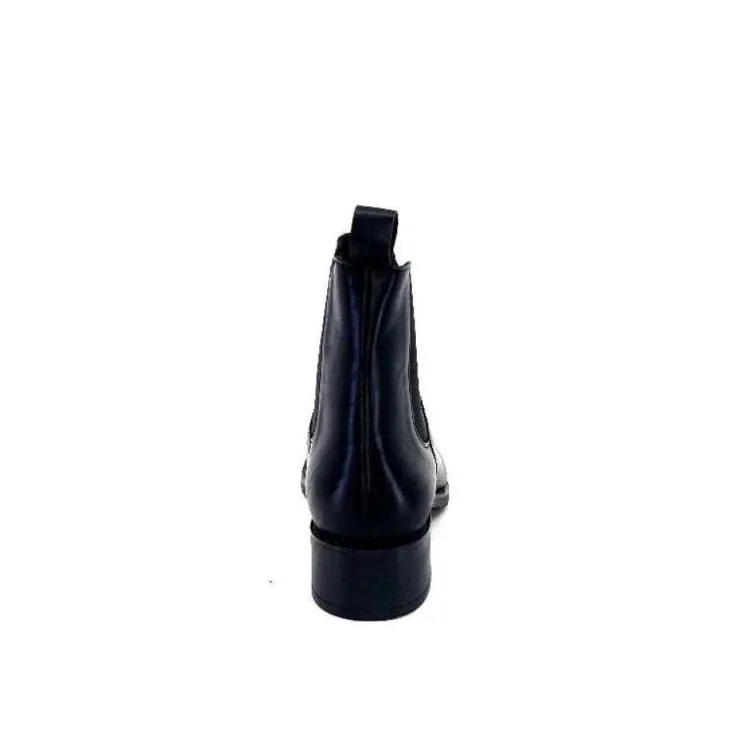 We Do Ivoire 99763 Cuir Noir*Femme Bottines